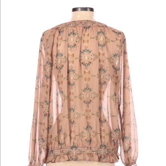 Zara Basic collection xsmall oversized boho blouse - Picture 2 of 5